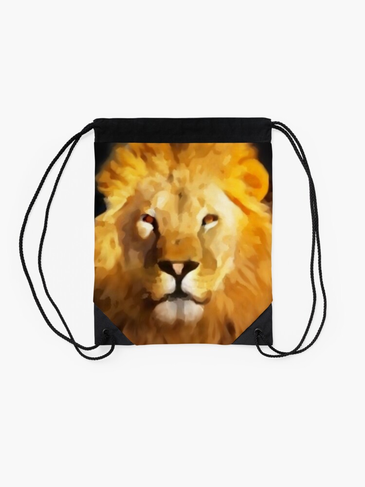 lion face bag