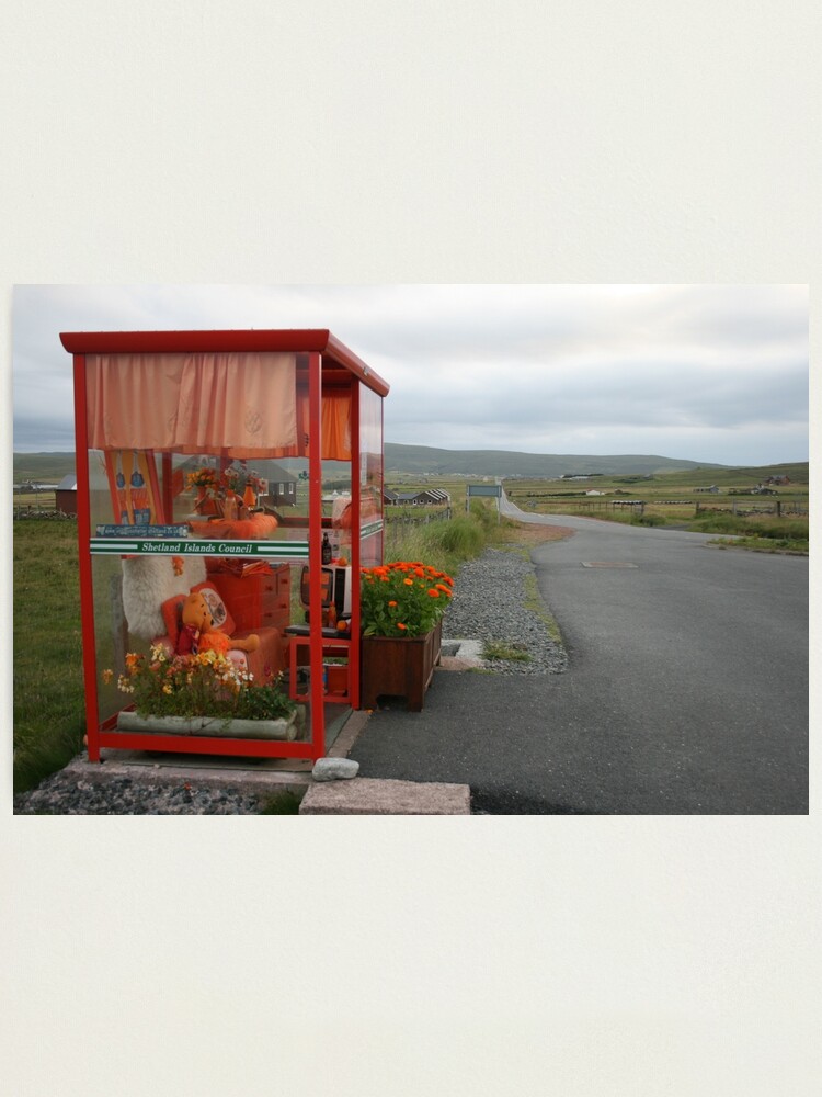 Alternate view of Waiting for the bus Photographic Print