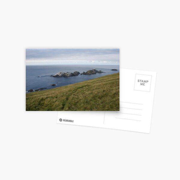 At the edge of the world Postcard