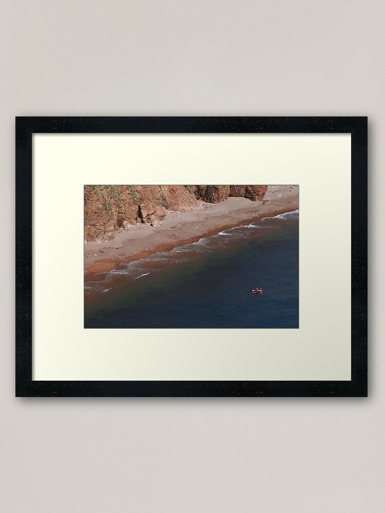 Alternate view of Red Framed Art Print