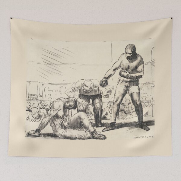 Item preview, A Knock Down - George Bellows - c1917 designed and sold by CrankyOldDude.