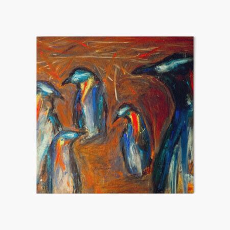 "Lost and Confounded" | Penguin Original Artwork by Nicholas Brendon Art Board Print