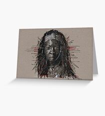 The Walking Dead Michonne Greeting Card