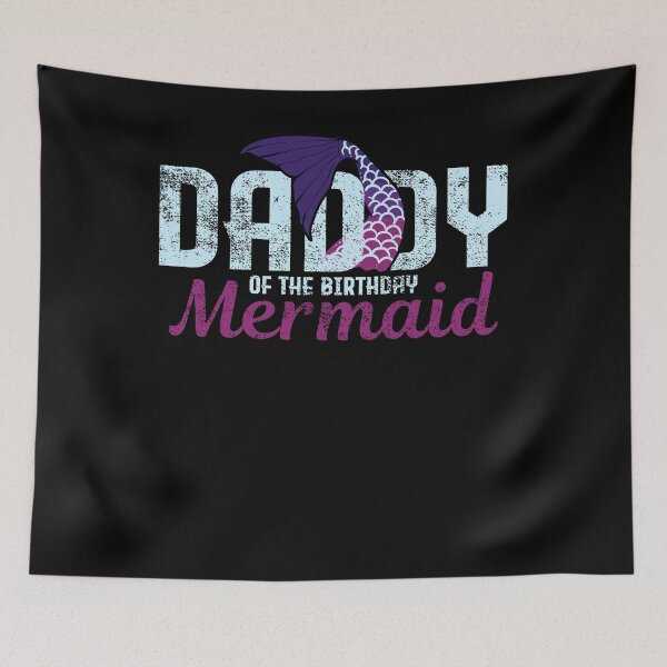 Item preview, Daddy Birthday Mermaid designed and sold by 4tomic.