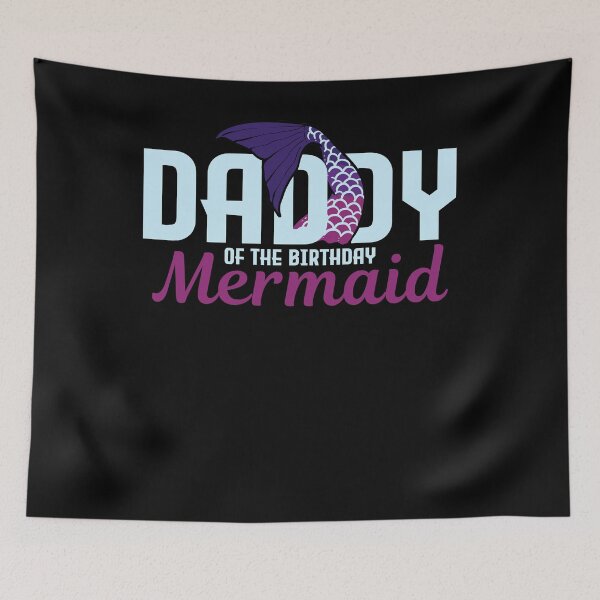 Item preview, Daddy Birthday Mermaid designed and sold by 4tomic.