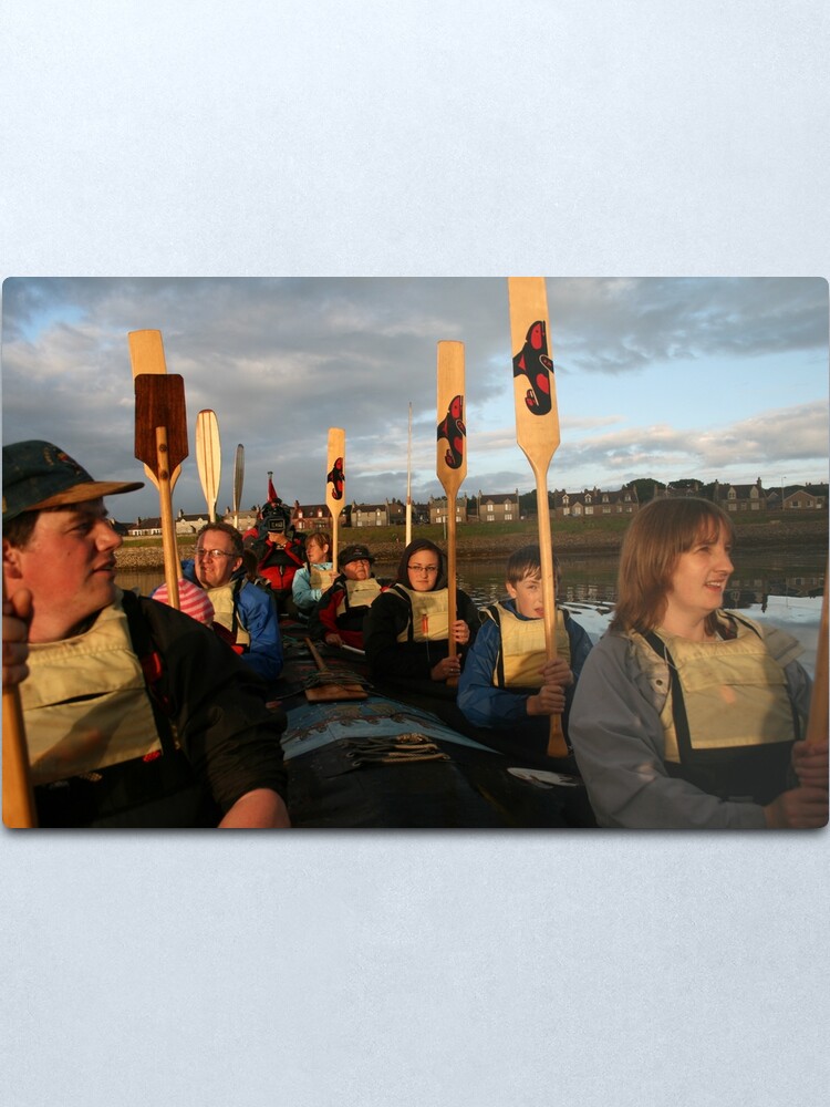 Alternate view of Sunset Salute Metal Print