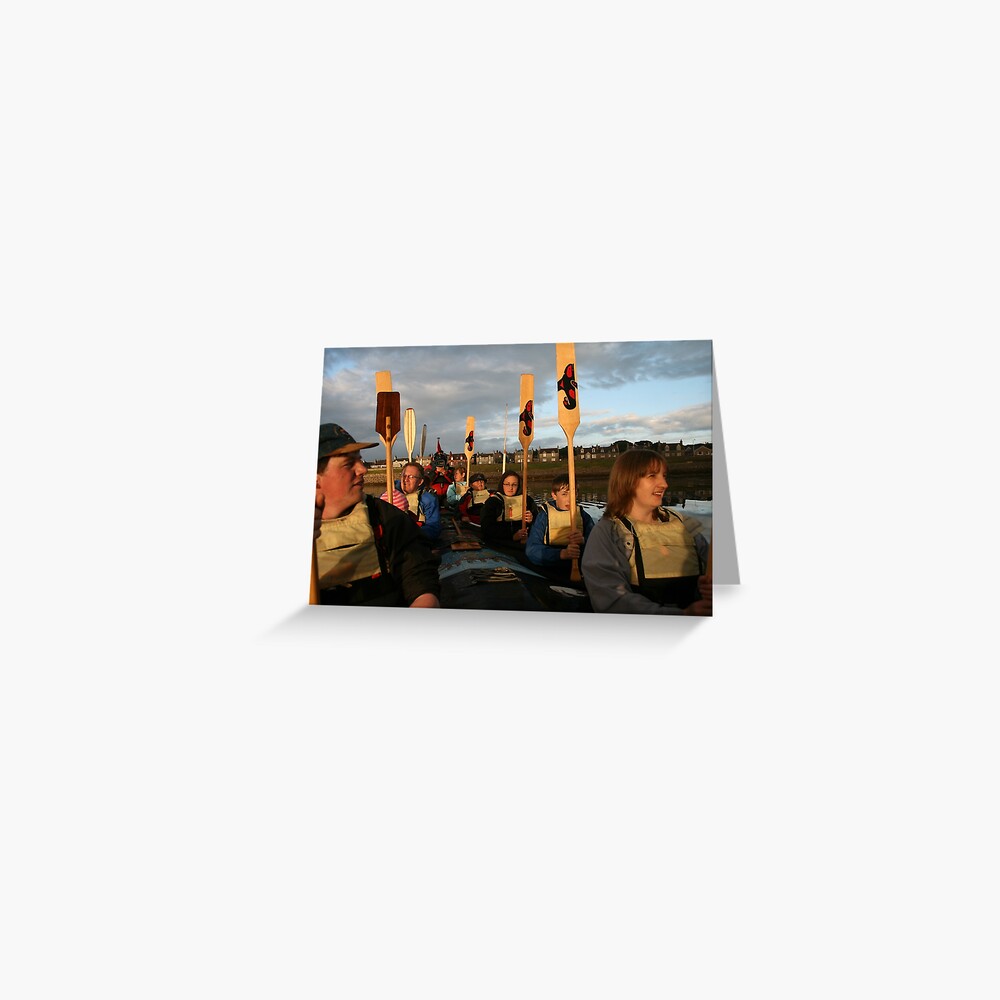 Sunset Salute Greeting Card