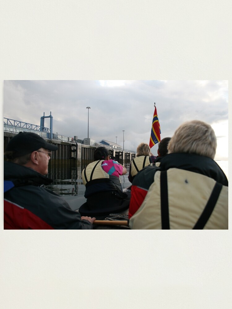 Alternate view of Below the pier Photographic Print