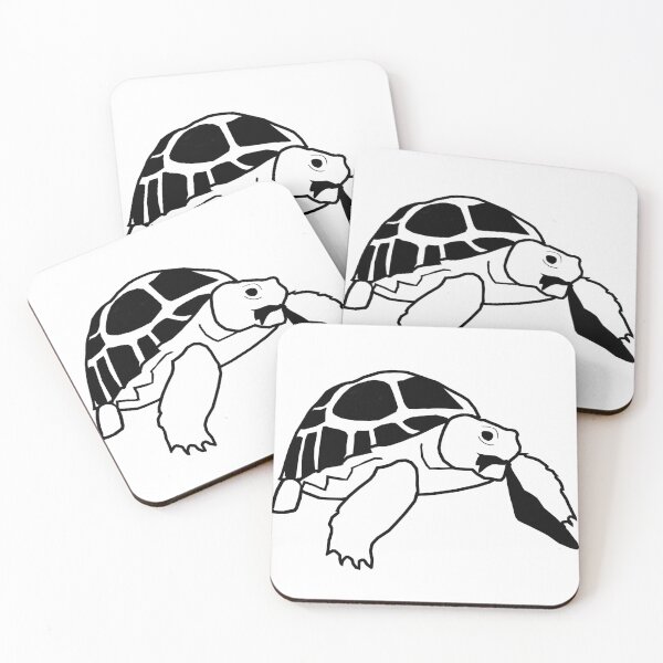 Item preview,  Black and White Manja the Tortoise designed and sold by TeamManja.