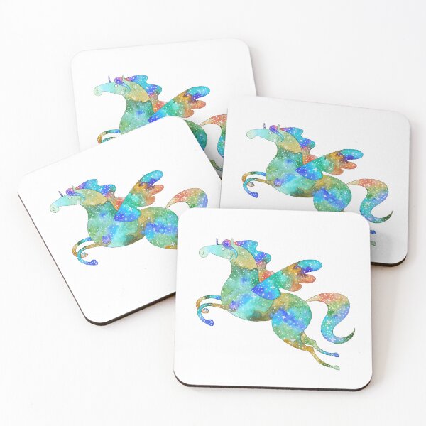 Item preview, BLUE GALAXY UNICORN designed and sold by alisonsadler.