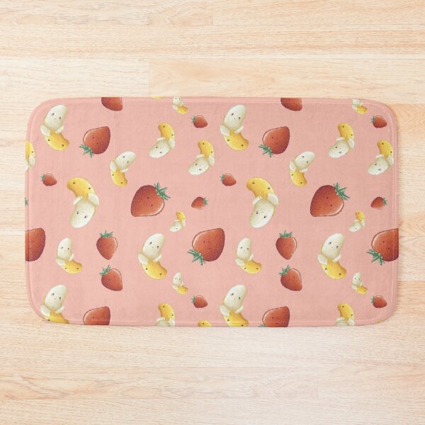 Item preview,  Cute banana and strawberry fruit pattern  designed and sold by AliciaBarten.