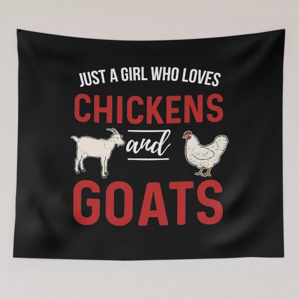 Item preview, Chicken Goat Girl designed and sold by 4tomic.