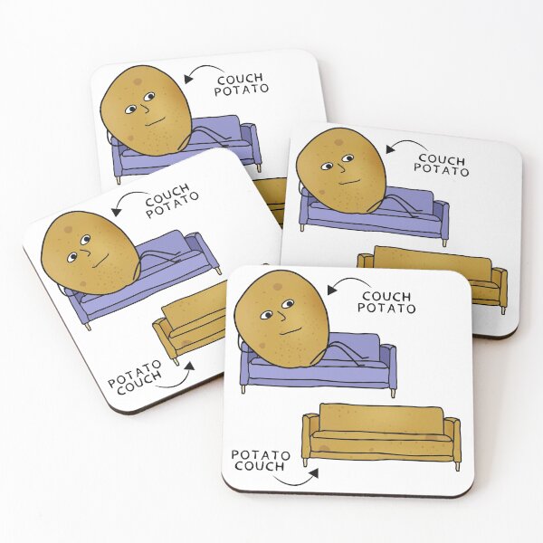Item preview, Couch Potato vs Potato Couch designed and sold by slackeyy.