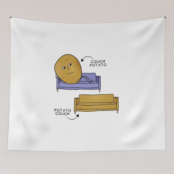 Item preview, Couch Potato vs Potato Couch designed and sold by slackeyy.