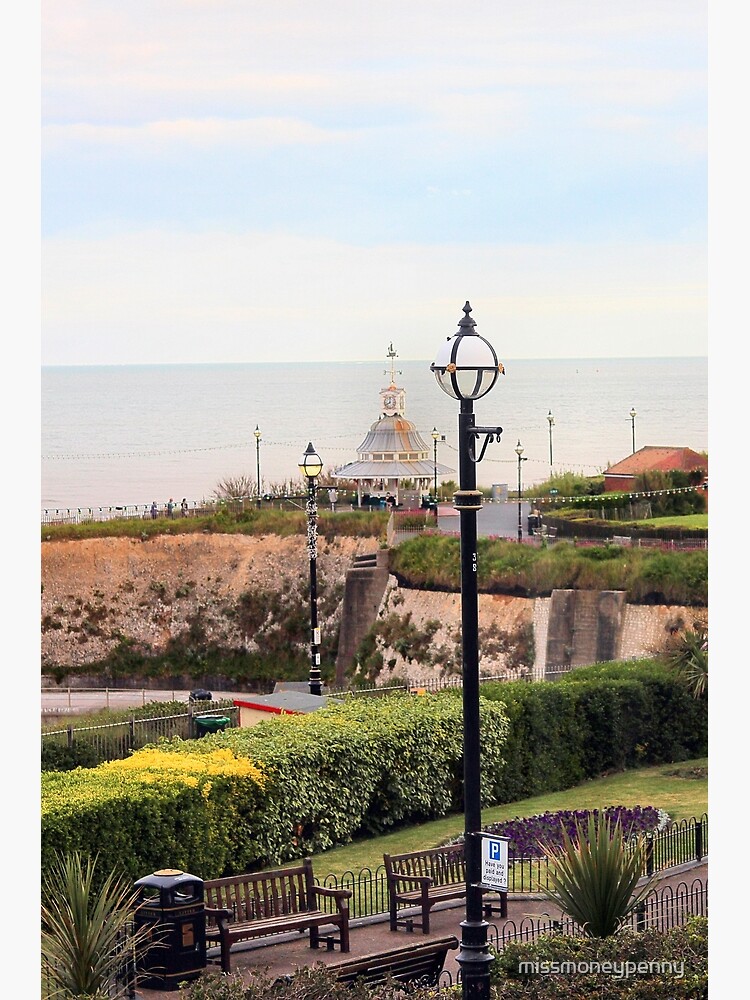 "Sea view and band stand Broadstairs" Poster for Sale by