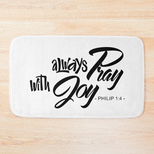 Item preview, "Always Pray With Joy" Philipians 1:4  designed and sold by ZalinaKadyrova.