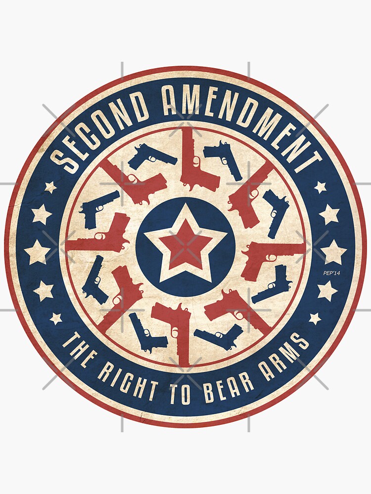 Second Amendment Sticker By Morningdance Redbubble 7531