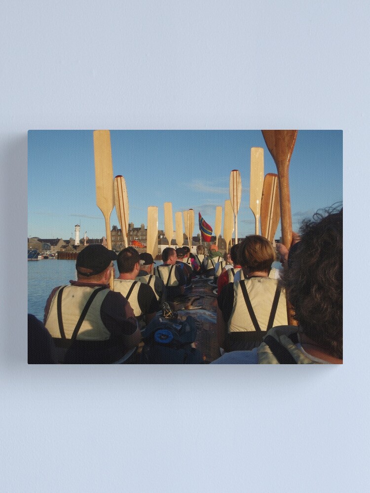 Alternate view of Paddles up Canvas Print