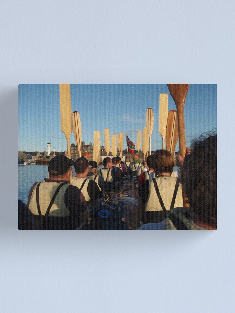 Alternate view of Paddles up Canvas Print