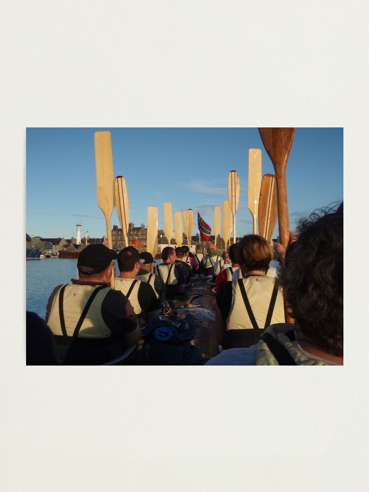 Alternate view of Paddles up Photographic Print