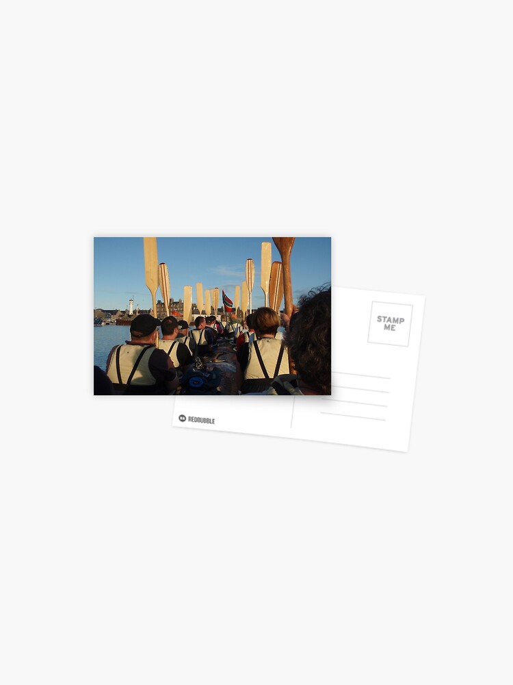 Thumbnail 1 of 2, Postcard, Paddles up designed and sold by orcadia.