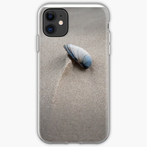 Shell at Cloudy Bay, Bruny Island iPhone Soft Case