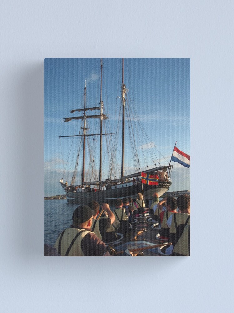 Alternate view of Under the stern Canvas Print