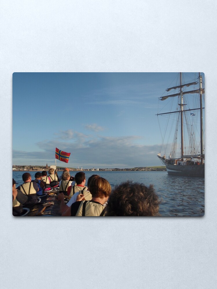 Alternate view of Race you Metal Print