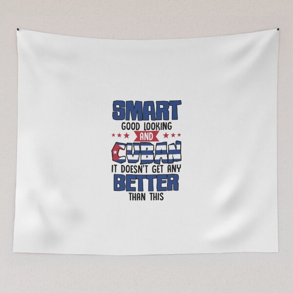 Item preview, SMART CUBAN QUOTE CUBA FLAG T SHIRT TEE SWEATER HOODIE GIFT PRESENT BIRTHDAY CHRISTMAS designed and sold by Timcito.