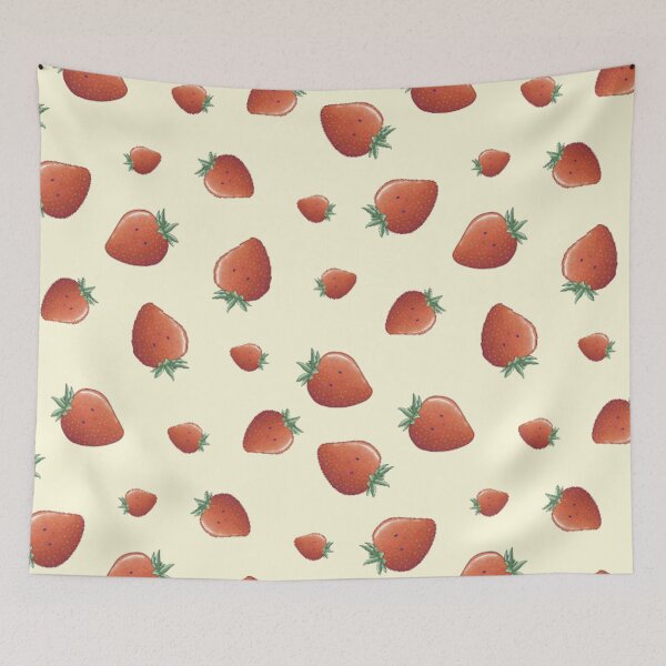 Item preview, Cute strawberry fruit pattern  designed and sold by AliciaBarten.