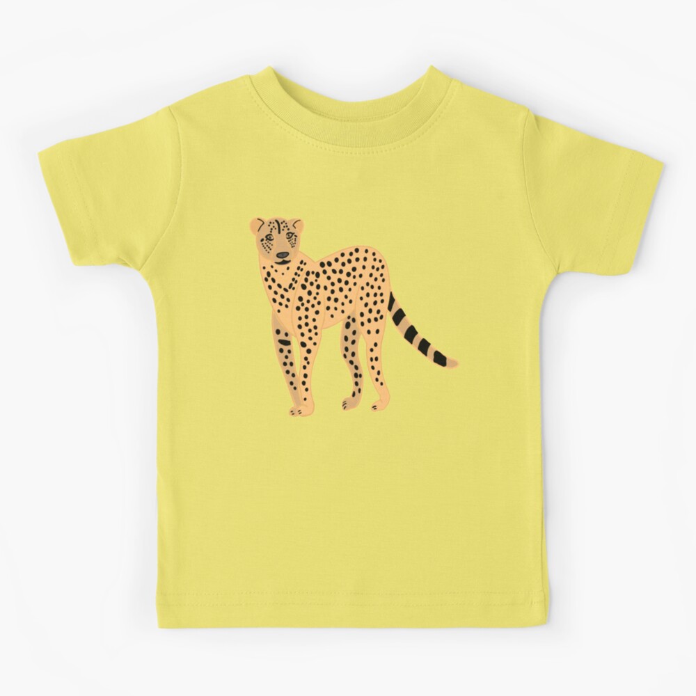 The Stare: Golden Cheetah Edition Kids T Shirt by ayeyokp