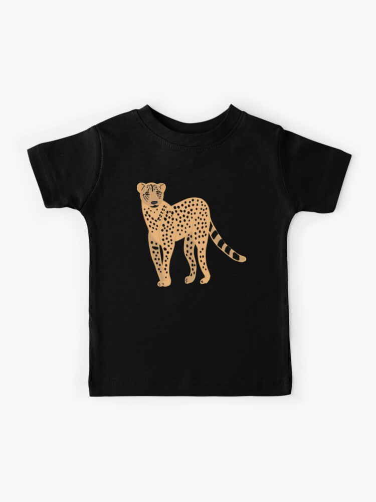 The Stare: Golden Cheetah Edition Kids T Shirt by ayeyokp