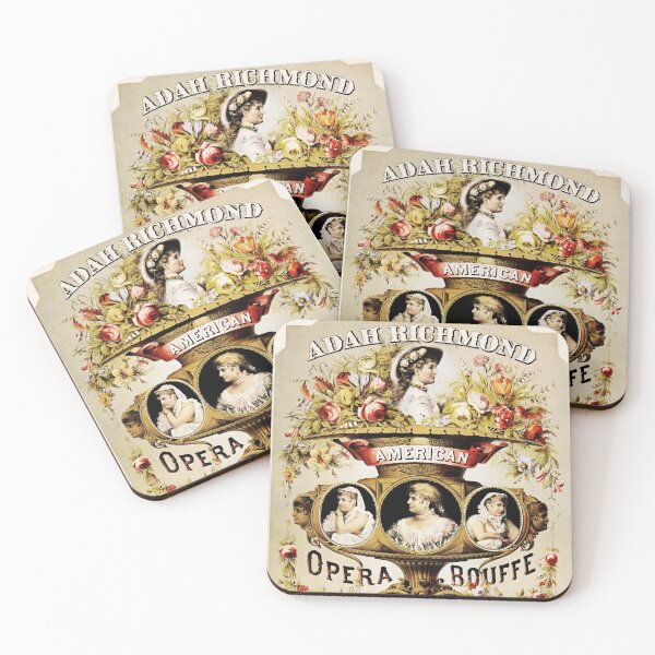 Item preview, American Opera Bouffe Artist ADAH RICHMOND Vintage Theater Advertisement designed and sold by retroposters.