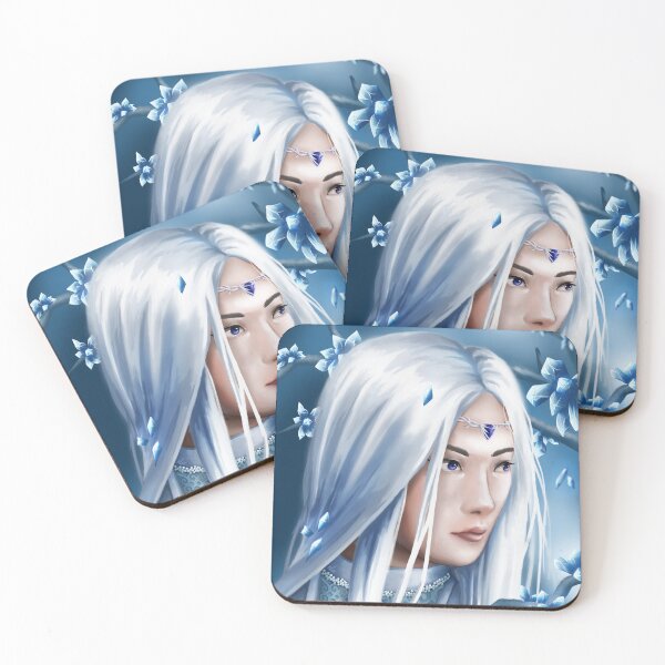 Item preview, Ice fantasy inspired portrait designed and sold by Seacra.