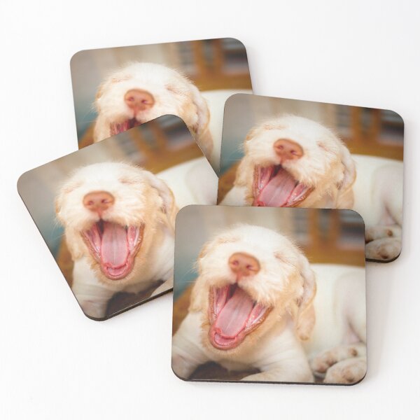 Item preview, Laughing puppy Spinone designed and sold by FOLK ART FUSION by heidiannemorris.
