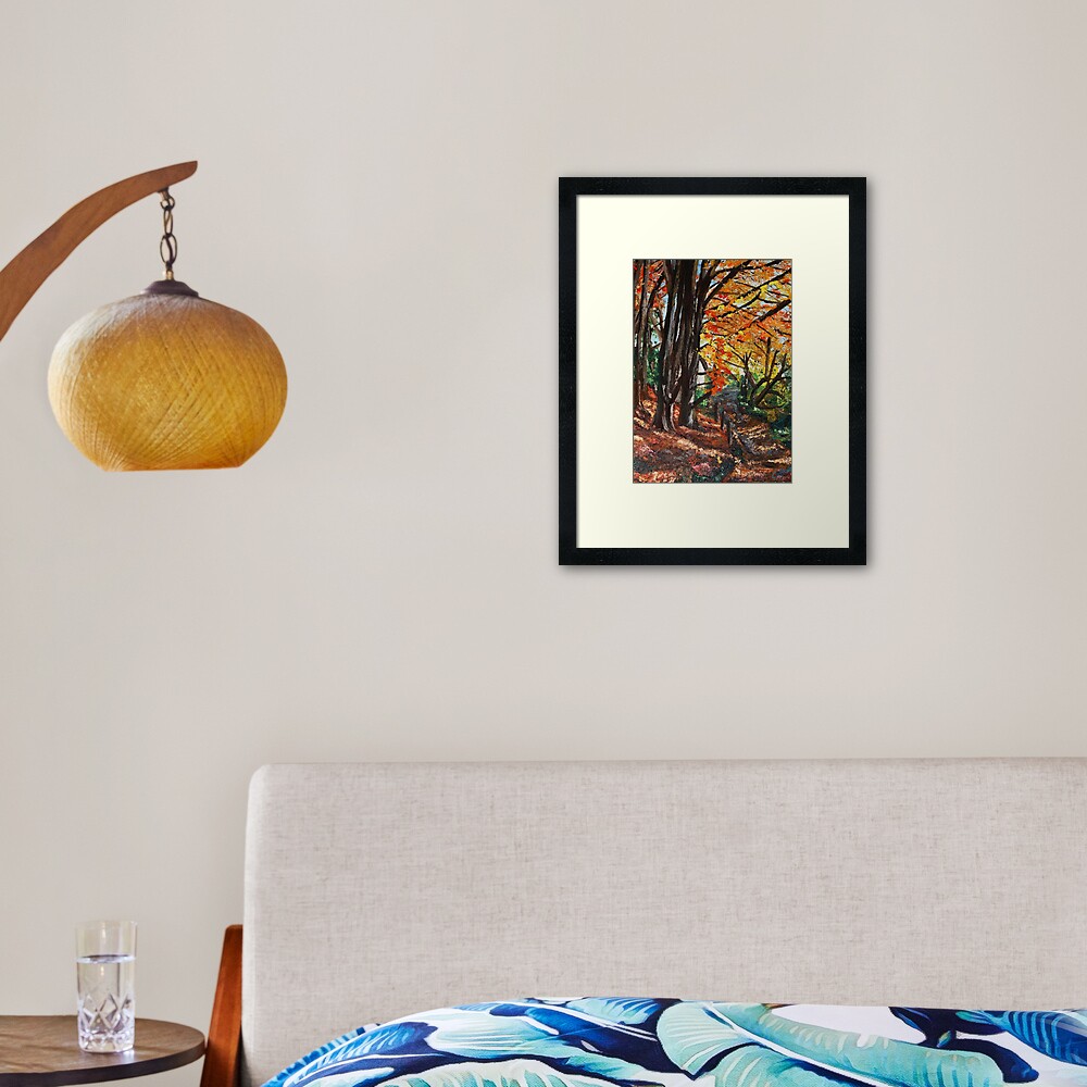 Rhswyg walk Framed Art Print
