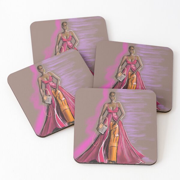Item preview, Fashion illustration - cool pink designed and sold by PG Illustration.