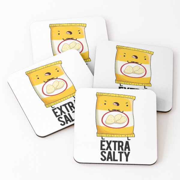 Item preview, Extra Salty Funny Salty Snack Puns  designed and sold by punnybone.