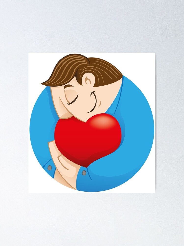 Illustration Love Heart Poster