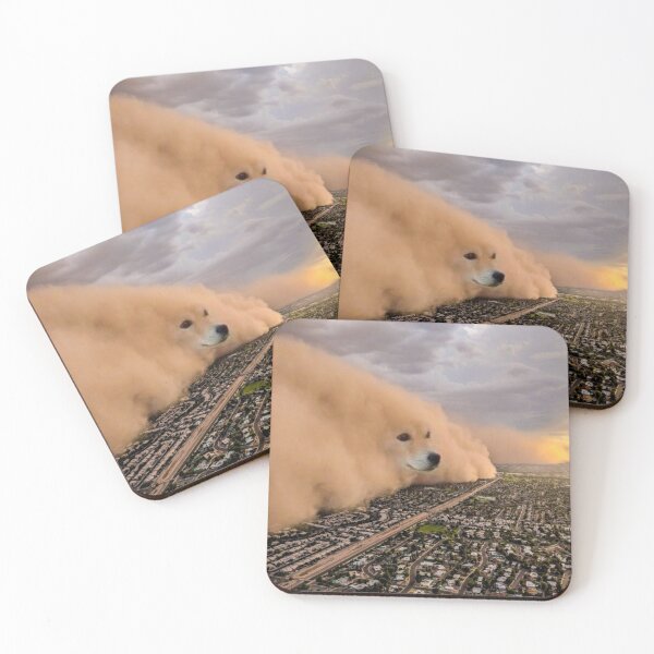 Item preview, Dust storm dog meme designed and sold by HangLooseDraft.