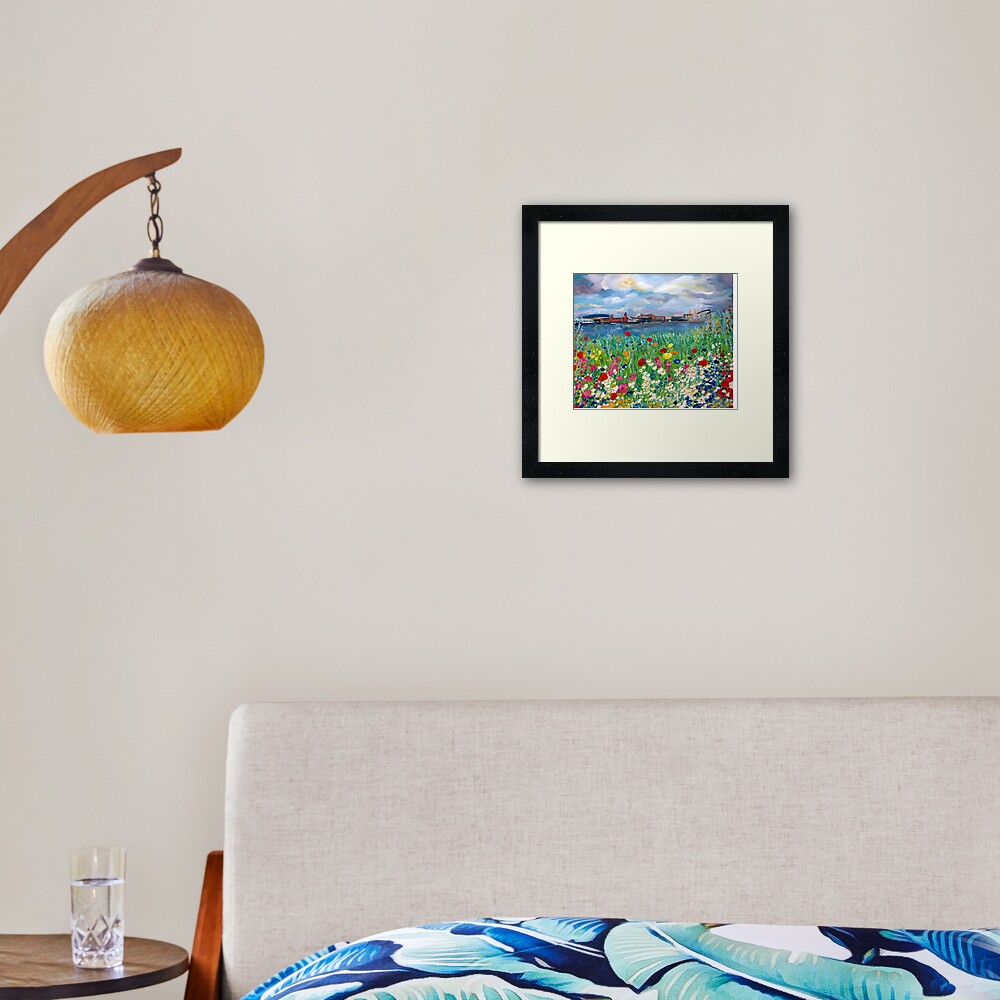 The dragons bed Framed Art Print