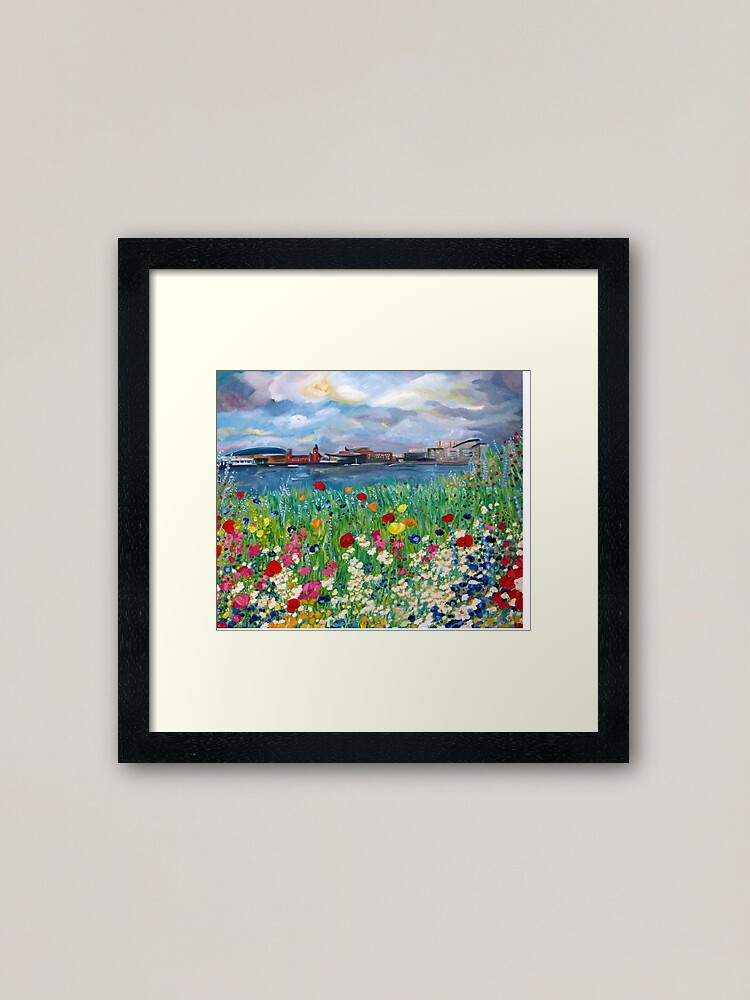 Alternate view of The dragons bed Framed Art Print