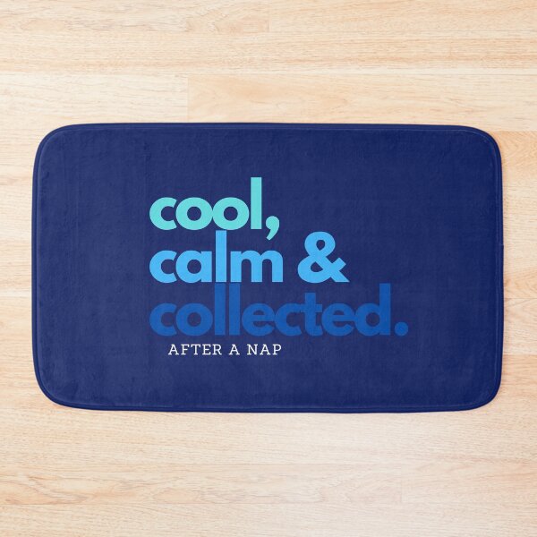 Item preview, Blue cool calm and collected after a nap designed and sold by Sweetsavy.