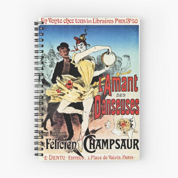 Item preview, The ballerina lover 1888 Paris book cover ad by Chéret designed and sold by aapshop.