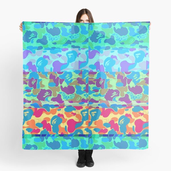 Bape Camo Rainbow Colour Scarf