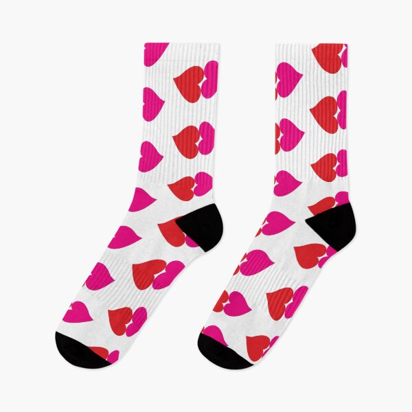 Item preview, Girl Kiss Lesbian Couple Red Lips Heart LGBTQ Gay Pride  designed and sold by Inogitna Designs.