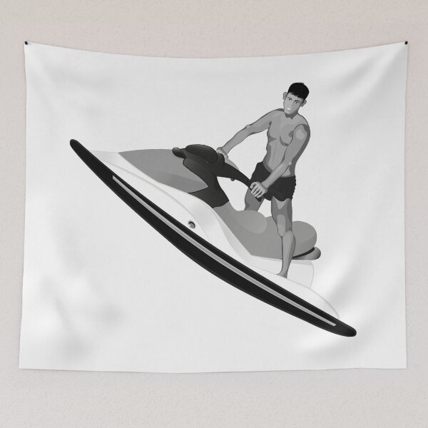 Item preview, young man on a jet ski designed and sold by Magazin-Brenda.