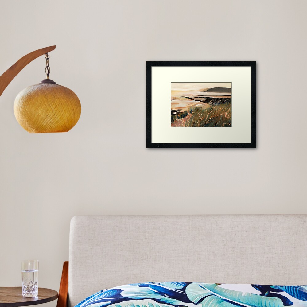 West Wales at Dusk Framed Art Print
