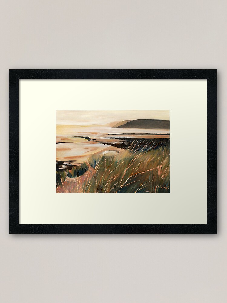 Alternate view of West Wales at Dusk Framed Art Print