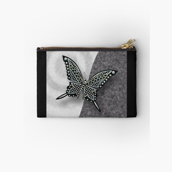 Item preview, BLACK SILVER BUTTERFLY 116 ABSTRACT. designed and sold by sana90.